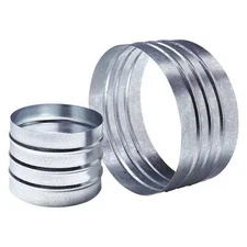 Americ Am-Ca12 Duct To Duct Connector, Aluminum, 12 In Outlet Diameter, 5 3/8