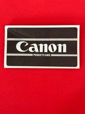 Vintage Canon Camera Products Guide Booklet Pamphlet