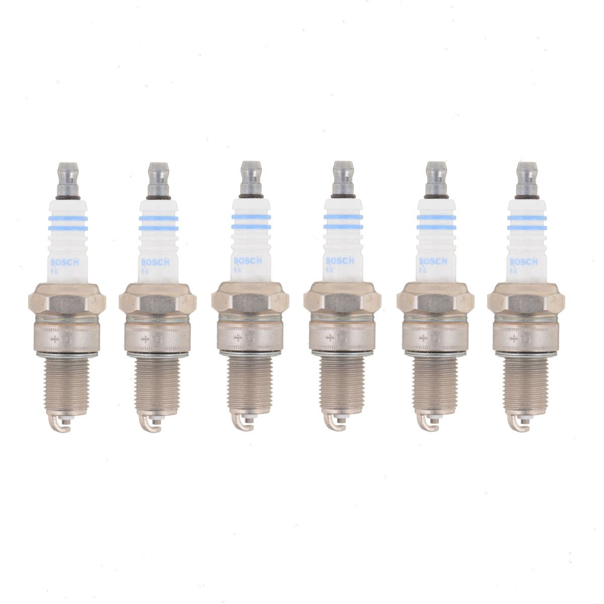 6 pc Bosch Nickel Copper Spark Plugs for 1968-1987 Toyota Land Cruiser 3.9L wi