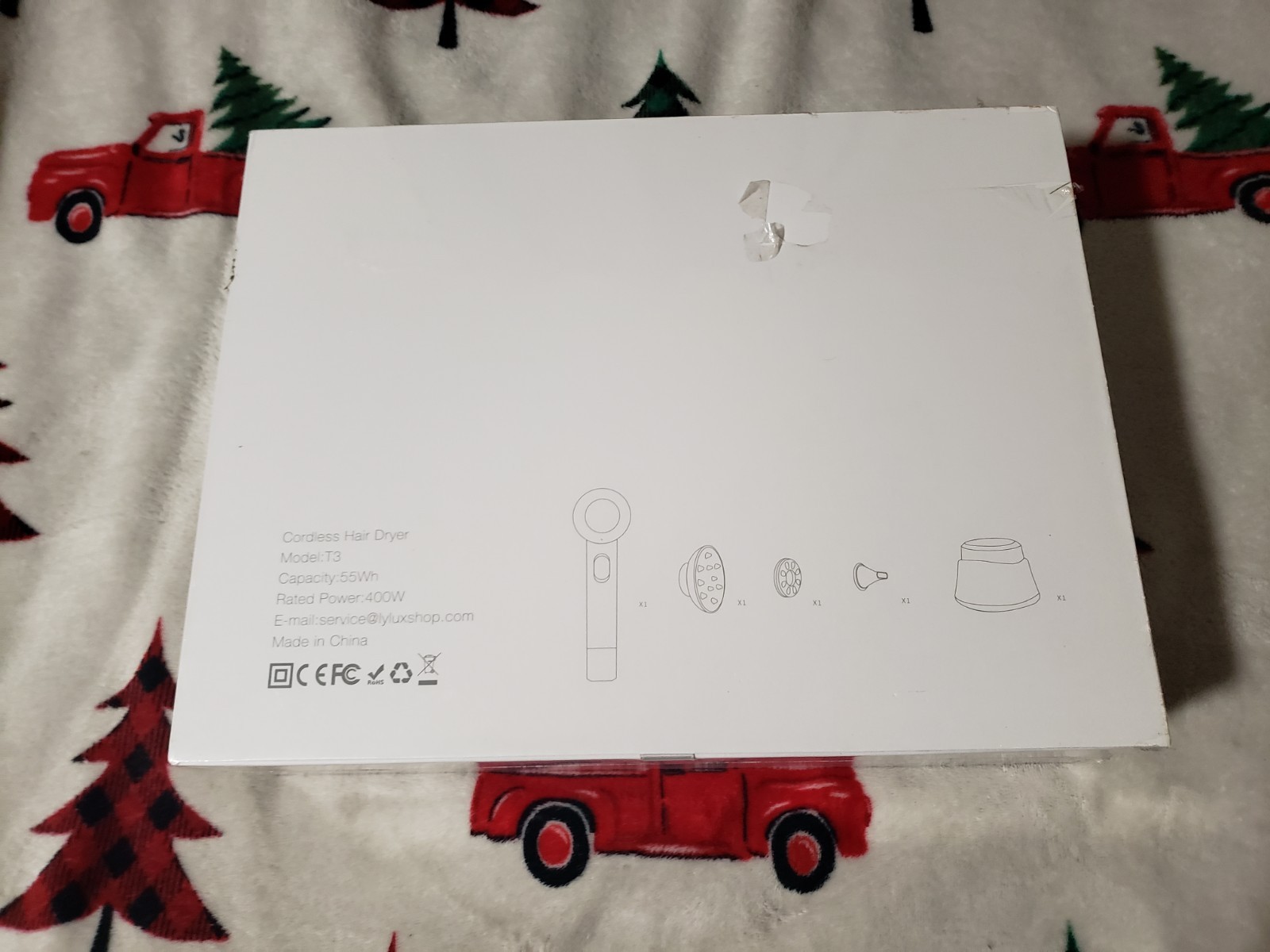 Lylux Cordless Hair Dryer, Low-Heat Blow Dryer with 110, 000 RPM Brushless Motor