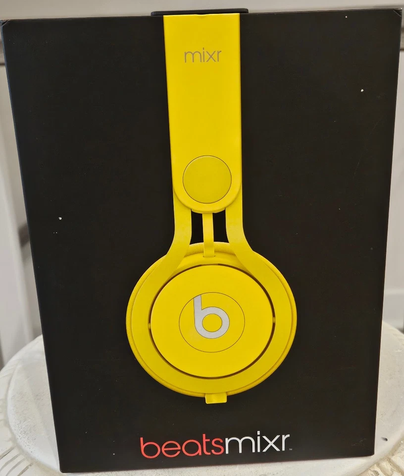 Beats Mixr de Beats by Dr. Dre - Edición David Guetta - Amarillo - Raro - Nuevo/Abierto Foto 4 de 4