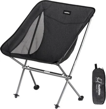 Naturehike YL05 Camping Chair, Ultralight Portable Camp Chair with Storage Bag, 