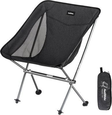 Naturehike YL05 Camping Chair, Ultralight Portable Camp Chair with Storage Bag,