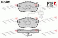 Bremsbelagsatz Scheibenbremse FTE 9010795 FüR Ford KA RU8 Tdci Fiat Panda 500