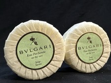 2 bvlgari eau parfumee au the vert soap bar 1.7oz ea