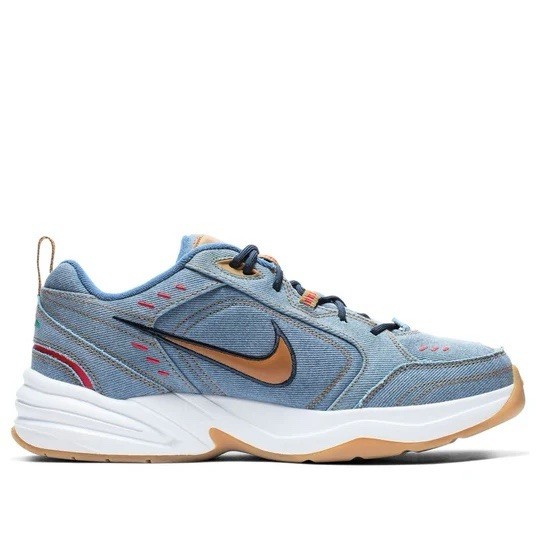 Nike Air Monarch IV Father's Day Denim Wheat Gum Sneakers AV6676