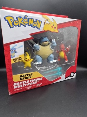 Pokémon Battle Figure Multi Pack Pikachu Turtok Glutexo Jazwares OVP
