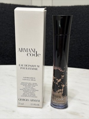 Armani Code Pour Femme EDP 2.5oz - 75ml RARE T batch  38M102 vintage NIB