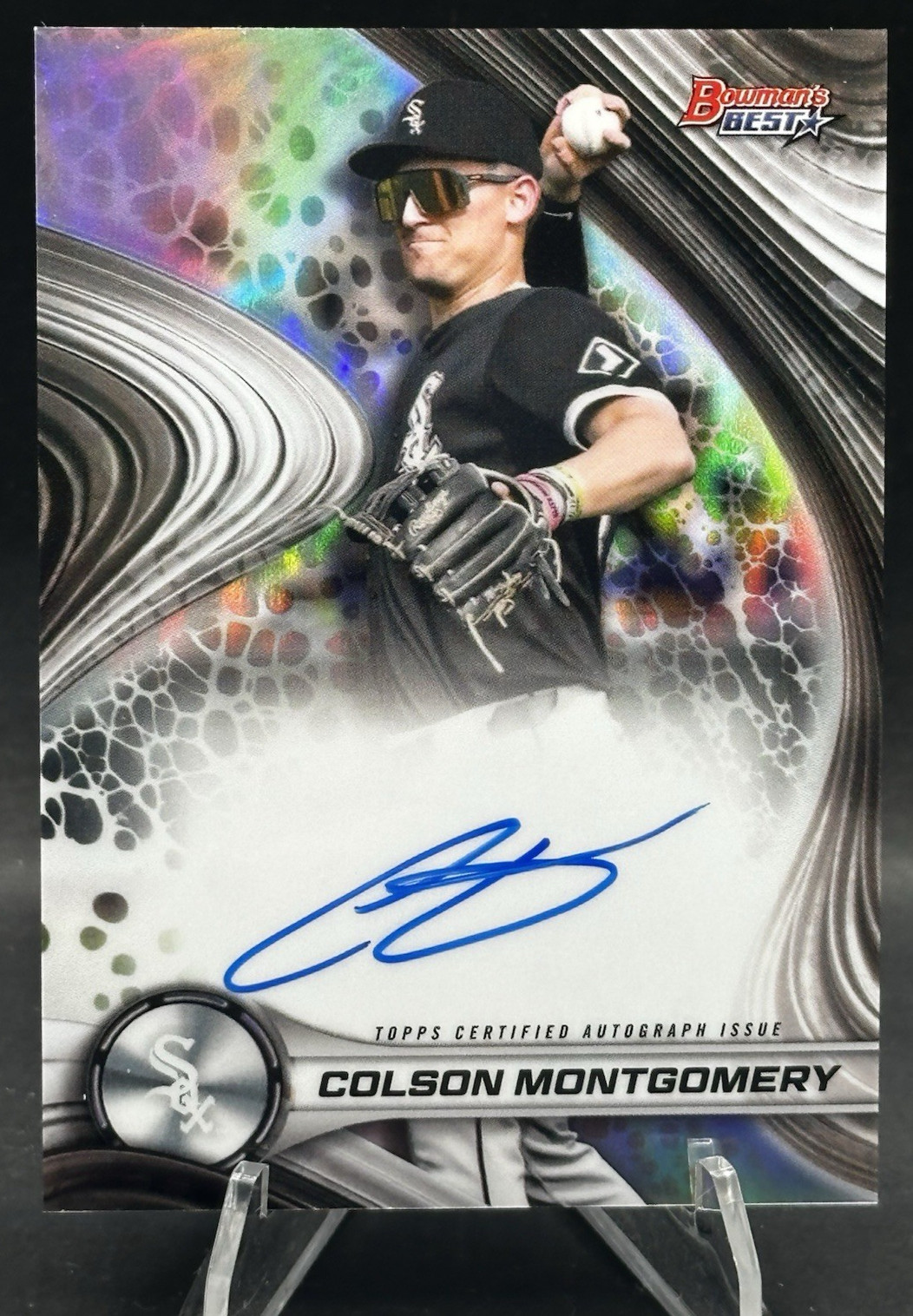 2024 Bowman's Best Colson Montgomery #B24-CMO Refractor Rookie On Card Auto