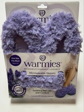 Women's Warmies Microwavable Slippers Size 6-10 Solid Purple - NEW