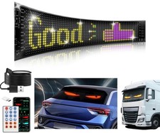 Flexibles LED-Anzeige Bildschirm 49x11cm LED-Matrix-Panel RGB Bluetooth USB