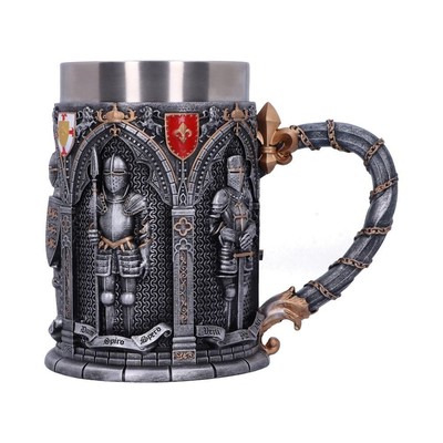 Nemesis Now The Vow English Armoured Knight Latin Oath Tankard