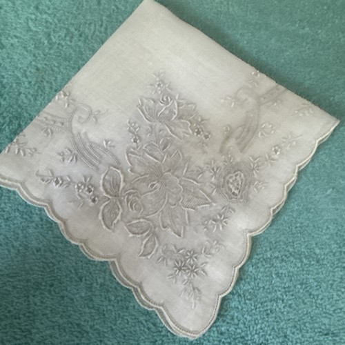 Beautiful Vintage Ornate Wedding Hankie