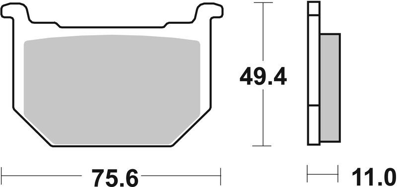 Plaquettes de frein Brembo carbone céramique 07SU0312 finitions premium