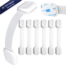 Baby Safety Locks  Child Proof Cabinets, Drawers, Appliances, 16 Pack, White