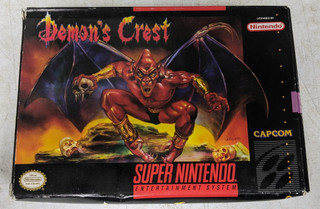 DEMON'S CREST SNES EMPTY BOX ONLY