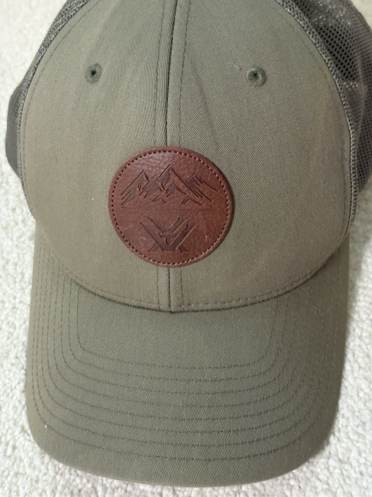 VORTEX  Three Peaks Patch Logo Snap Mesh Back Bas… - image 2