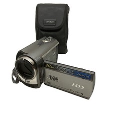 JVC Everio GZ-MG330HU Camcorder 35x Zoom 30GB HDD MicroSD 16gb SD Card Carry Bag