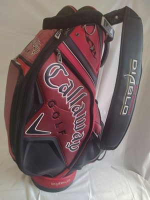 Callaway DIABLO Red/Black staff bag cart bag golf caddy bag rare