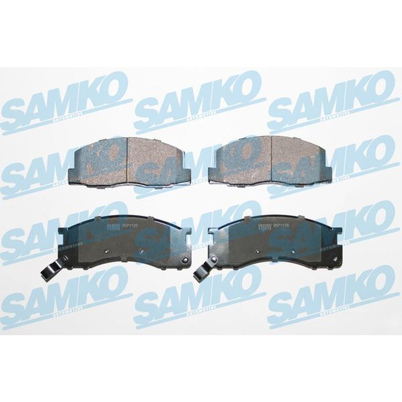 1x ORIGINAL® SAMKO Bremsbelagsatz, Scheibenbremse Vorne für Toyota PREVIA I