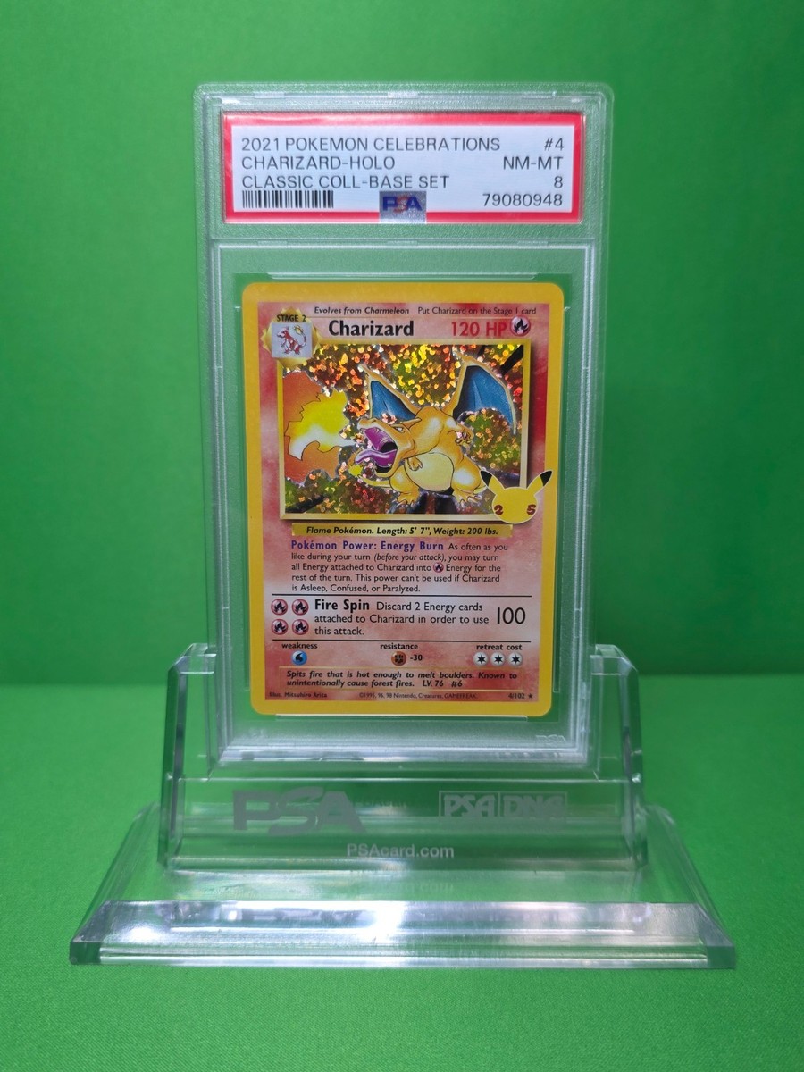 POKEMON 2021 CELEBRATIONS CHARIZARD HOLO 4/102 PSA 8 | eBay