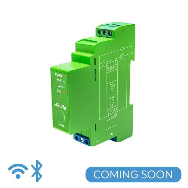 Shelly Pro Dimmer 1PM: Dimmer Smart DIN Rail con Misurazione Potenza