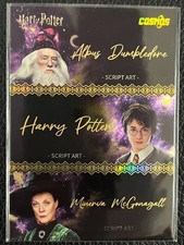 2025 KAKAWOW COSMOS Harry Potter Trading Cards-2/5-Triple Script Art Violet Gold