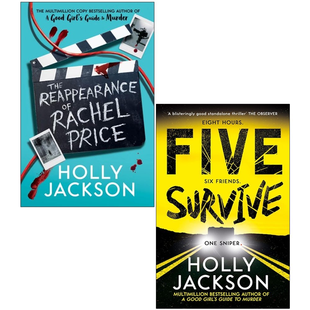Holly Jackson Collection 2 Books Set Reappearance of Rachel Price, Five Survive