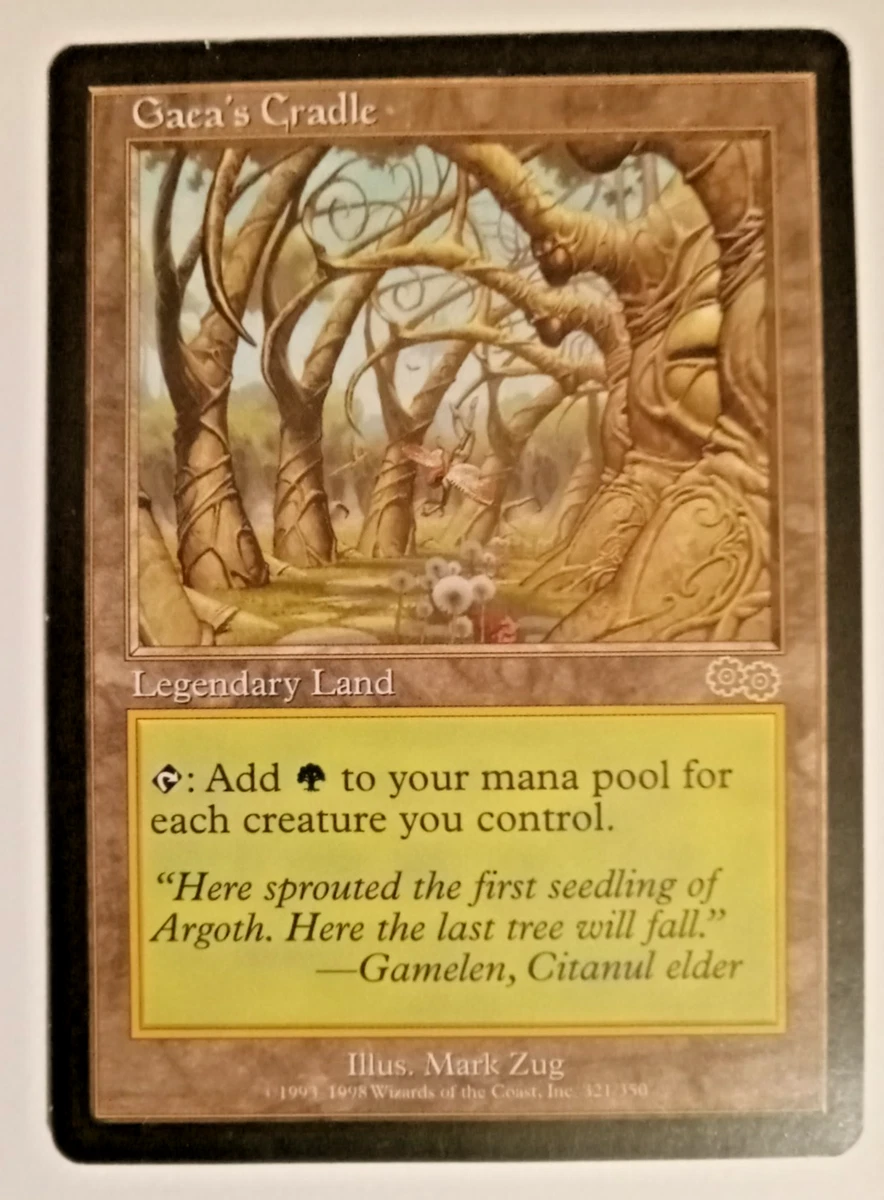 Gaea's Cradle Urza’s Saga SP USG Gaea's Cradle Magic: The Gathering Trading Card Games Urza's Saga