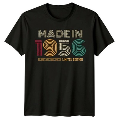 Made In 1956 Herren T-Shirt 69. Geburtstag Geschenk Vintage Sixty Nine Year Old