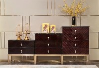 Luxus Design Kommode Anrichte Side Lowboard Schrank Regal Beleuchtet Wohn Zimmer