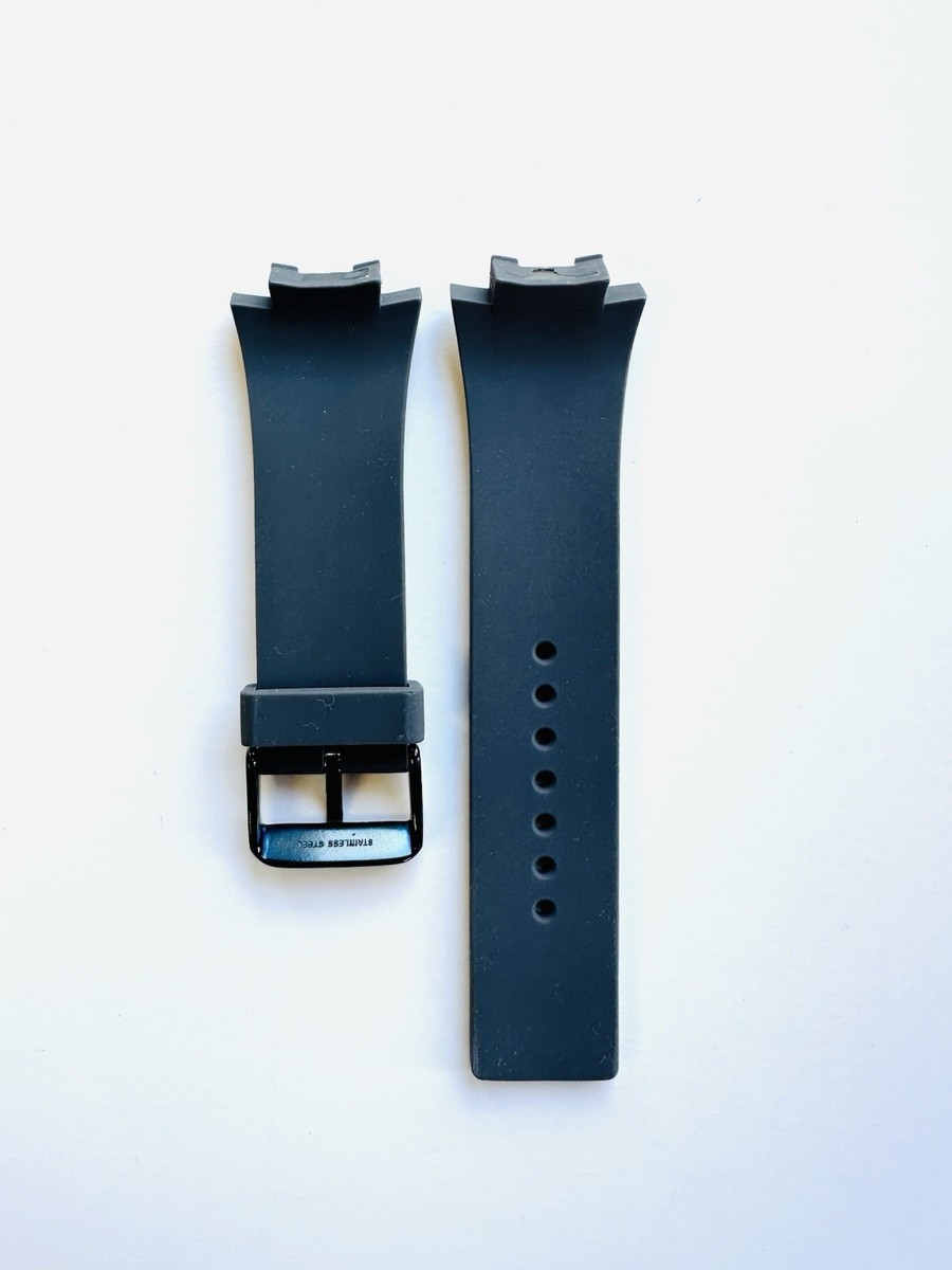 CAT WATCH STRAP, A11 , GREY RUBBER GUNMETAL BUCKLE , A1.141 , A1
