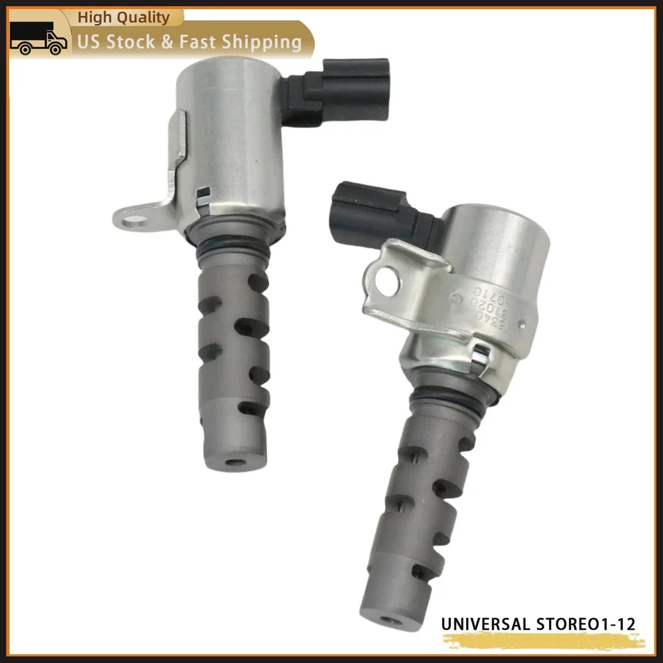 2X Solenoide de distribución de válvula variable de escape para Toyota Sienna Camry 2007-2016 3,5 L Foto 3 de 4