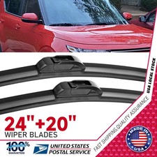 Oem Quality Windshield Pair 2420 Wiper Blades For Bmw X5 X6 Kia Soul Ev 14-18