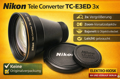   Nikon Tele Converter TC-E3ED 3x |  Tele Converter Wide Foto Kamera Lens Zoom