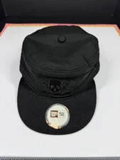 RARE Fourstar x New Era skateboards, black Fitted Hat Cap 7 1/4