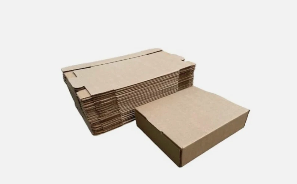 50 Pieces 10" x 3" x 12.5" Corrugated Security Mailer Shipping Box - Image 3 of 4