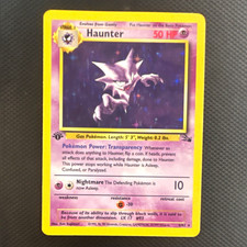 Haunter 6/62 Fossil 1st Edition Holo Lp  on eBay