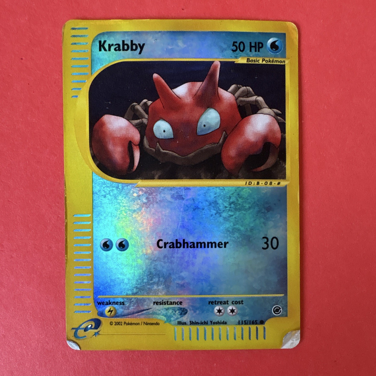 The Pokémon Company Krabby 115/165 Expedition Reverse Holo English 2002