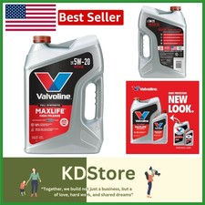 MaxLife High Mileage 5W-20 Full Synthetic Oil - Superior Engine Protection 5 Qts 39.19 per gallon