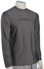 O'Neill Basic Skins LS Surf Shirt - Smoke - New