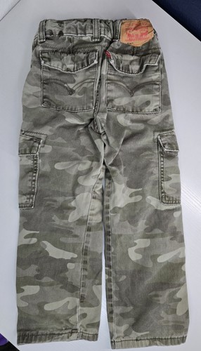 Levi's 514 Camouflage Camo Jeans Pants Size 5 REG 5T YXS Adjustable Waist Levis - Picture 4 of 13