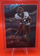 Panini Select Draft Picks Unstoppable Breece Hall Iowa State US-BH Football Card