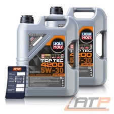 2x 5 L = 10 LITER LIQUI MOLY TOP TEC 4200 5W-30 MOTOR-�L MOTOREN-�L