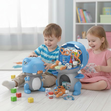 Sliding Dinosaur Doctor Toy Kids Toddler Educational Pretend Play