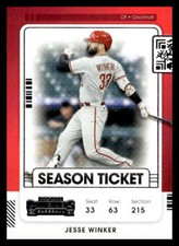 2021 Panini Contenders  Jesse Winker #26 Cincinnati Reds Baseball Card