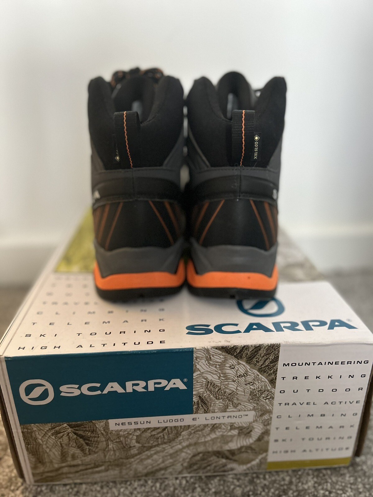 Mid Hiking Boots Goretex Scarpa Men's Maverick Mid Gtx Boots Iron