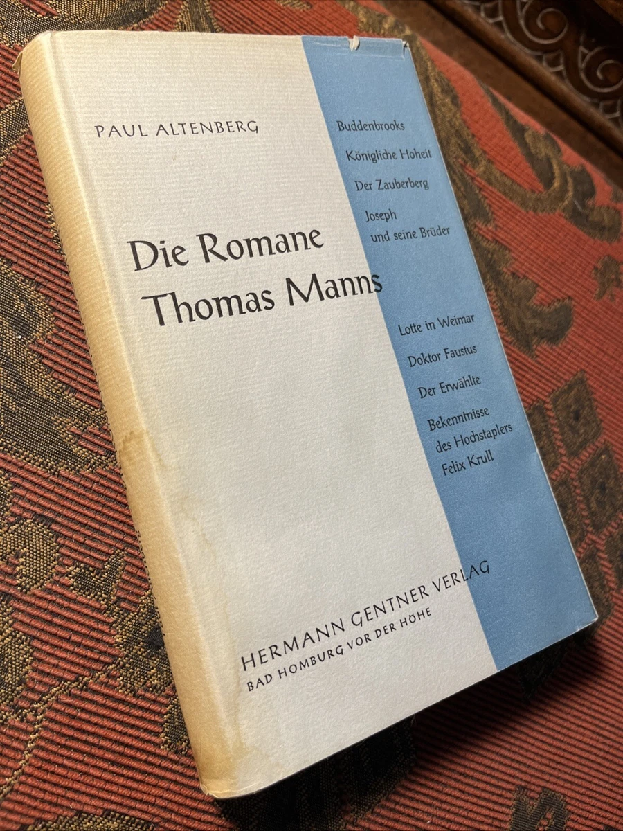 Las mejores ofertas en Thomas MANN libros antiguos y de colección