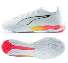 PUMA Men ULTRA 5 Pro Cage SMU Cleats White Soccer Shoes Casual Sneakers 10788905