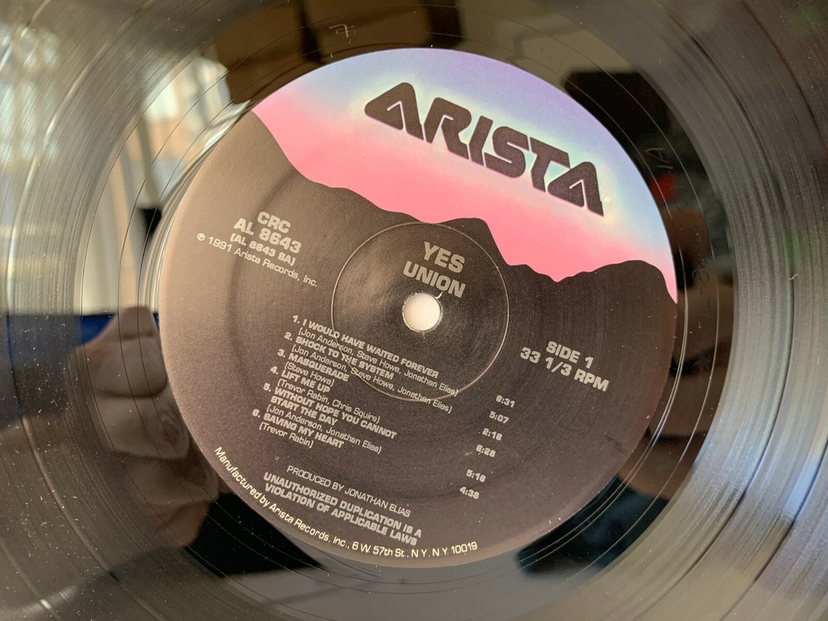 Yes - Union [Arista AL-8643] Vintage Vinyl LP Record Album